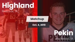 Matchup: Highland vs. Pekin  2019