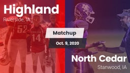 Matchup: Highland vs. North Cedar  2020