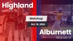 Matchup: Highland vs. Alburnett  2020
