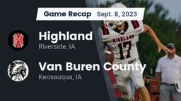 Recap: Highland  vs. Van Buren County  2023