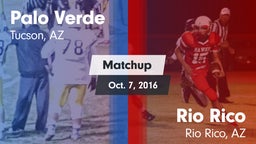 Matchup: Palo Verde vs. Rio Rico  2016