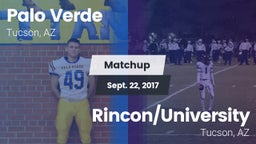 Matchup: Palo Verde vs. Rincon/University  2017