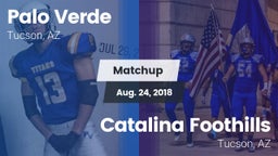 Matchup: Palo Verde vs. Catalina Foothills  2018