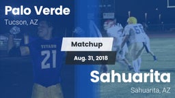 Matchup: Palo Verde vs. Sahuarita  2018