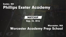 Matchup: Phillips Exeter Acad vs. Worcester Academy Prep School 2015