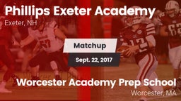 Matchup: Phillips Exeter Acad vs. Worcester Academy Prep School 2017