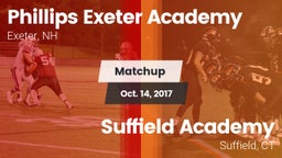 Matchup: Phillips Exeter Acad vs. Suffield Academy 2017