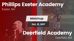 Matchup: Phillips Exeter Acad vs. Deerfield Academy  2017