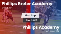 Matchup: Phillips Exeter Acad vs. Phillips Academy  2017