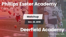 Matchup: Phillips Exeter Acad vs. Deerfield Academy  2018