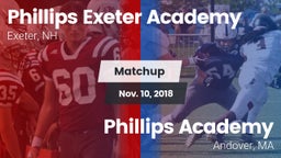 Matchup: Phillips Exeter Acad vs. Phillips Academy  2018