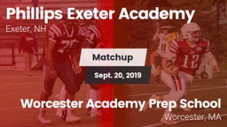 Matchup: Phillips Exeter Acad vs. Worcester Academy Prep School 2019