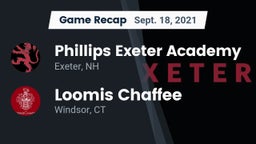 Recap: Phillips Exeter Academy  vs. Loomis Chaffee 2021