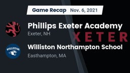 Recap: Phillips Exeter Academy  vs. Williston Northampton School 2021