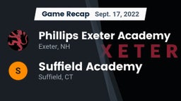 Recap: Phillips Exeter Academy  vs. Suffield Academy 2022