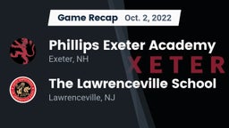 Recap: Phillips Exeter Academy  vs. The Lawrenceville School 2022