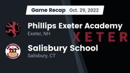 Recap: Phillips Exeter Academy  vs. Salisbury School 2022