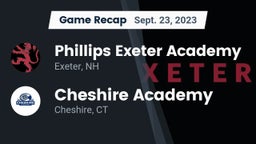 Recap: Phillips Exeter Academy vs. Cheshire Academy  2023