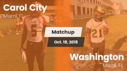 Matchup: Carol City vs. Washington  2018