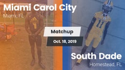 Matchup: Carol City vs. South Dade  2019