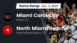 Recap: Miami Carol City  vs. North Miami Beach  2020