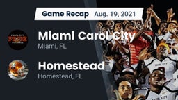 Recap: Miami Carol City  vs. Homestead  2021