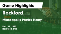 Rockford  vs Minneapolis Patrick Henry  Game Highlights - Feb. 27, 2020