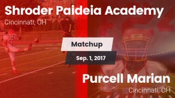 Matchup: Shroder Paideia Acad vs. Purcell Marian  2017