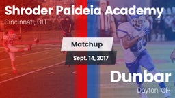 Matchup: Shroder Paideia Acad vs. Dunbar  2017