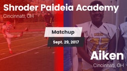 Matchup: Shroder Paideia Acad vs. Aiken  2017