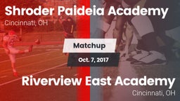 Matchup: Shroder Paideia Acad vs. Riverview East Academy  2017