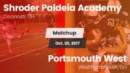 Matchup: Shroder Paideia Acad vs. Portsmouth West  2017