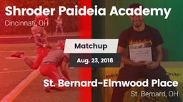 Matchup: Shroder Paideia Acad vs. St. Bernard-Elmwood Place  2018