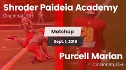 Matchup: Shroder Paideia Acad vs. Purcell Marian  2018