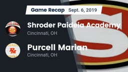 Recap: Shroder Paideia Academy  vs. Purcell Marian  2019