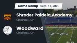 Recap: Shroder Paideia Academy  vs. Woodward  2020