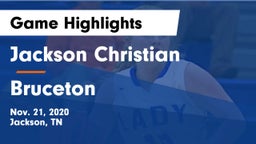 Jackson Christian  vs Bruceton Game Highlights - Nov. 21, 2020