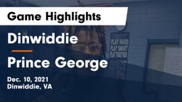 Dinwiddie  vs Prince George  Game Highlights - Dec. 10, 2021