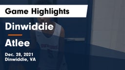 Dinwiddie  vs Atlee  Game Highlights - Dec. 28, 2021