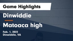 Dinwiddie  vs Matoaca high Game Highlights - Feb. 1, 2022