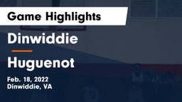 Dinwiddie  vs Huguenot  Game Highlights - Feb. 18, 2022