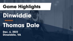 Dinwiddie  vs Thomas Dale Game Highlights - Dec. 6, 2022