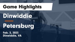 Dinwiddie  vs Petersburg  Game Highlights - Feb. 3, 2023