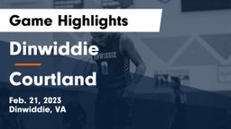Dinwiddie  vs Courtland  Game Highlights - Feb. 21, 2023