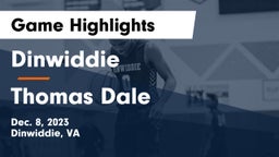 Dinwiddie  vs Thomas Dale  Game Highlights - Dec. 8, 2023