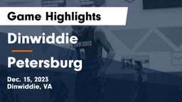 Dinwiddie  vs Petersburg  Game Highlights - Dec. 15, 2023
