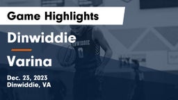 Dinwiddie  vs Varina  Game Highlights - Dec. 23, 2023