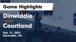 Dinwiddie  vs Courtland Game Highlights - Feb. 21, 2024