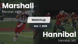 Matchup: Marshall vs. Hannibal  2016