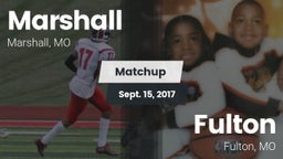 Matchup: Marshall vs. Fulton  2017